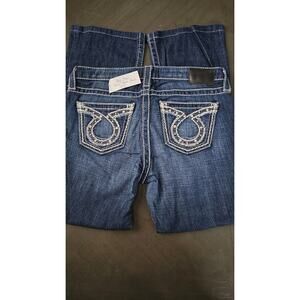 Women's Big Star Hazel Curvy Fit Boot Jeans Size 28R Dark Wash‎ Flare Bootcut